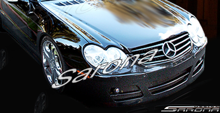Custom Mercedes SL  Convertible Front Bumper (2003 - 2008) - $1290.00 (Part #MB-103-FB)